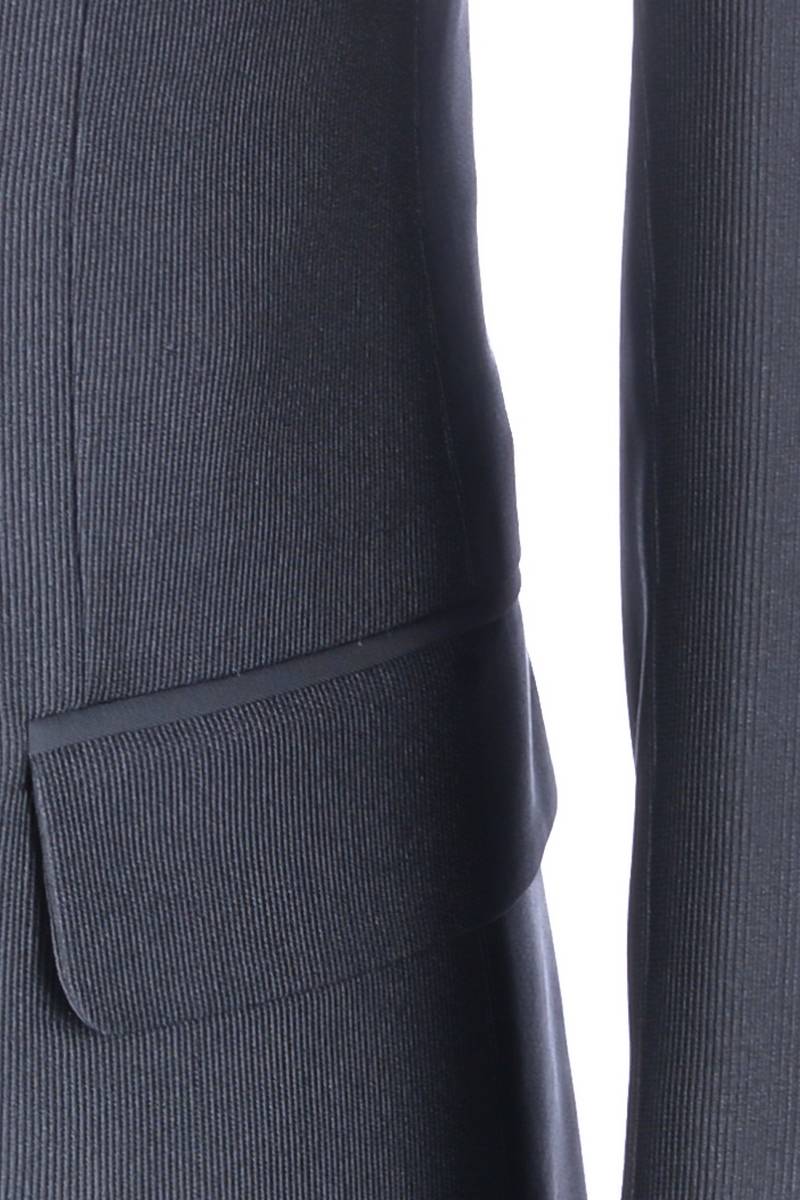 Baggi Abito Da Sposo Nero Alla Coreana Baggi Slim Fit