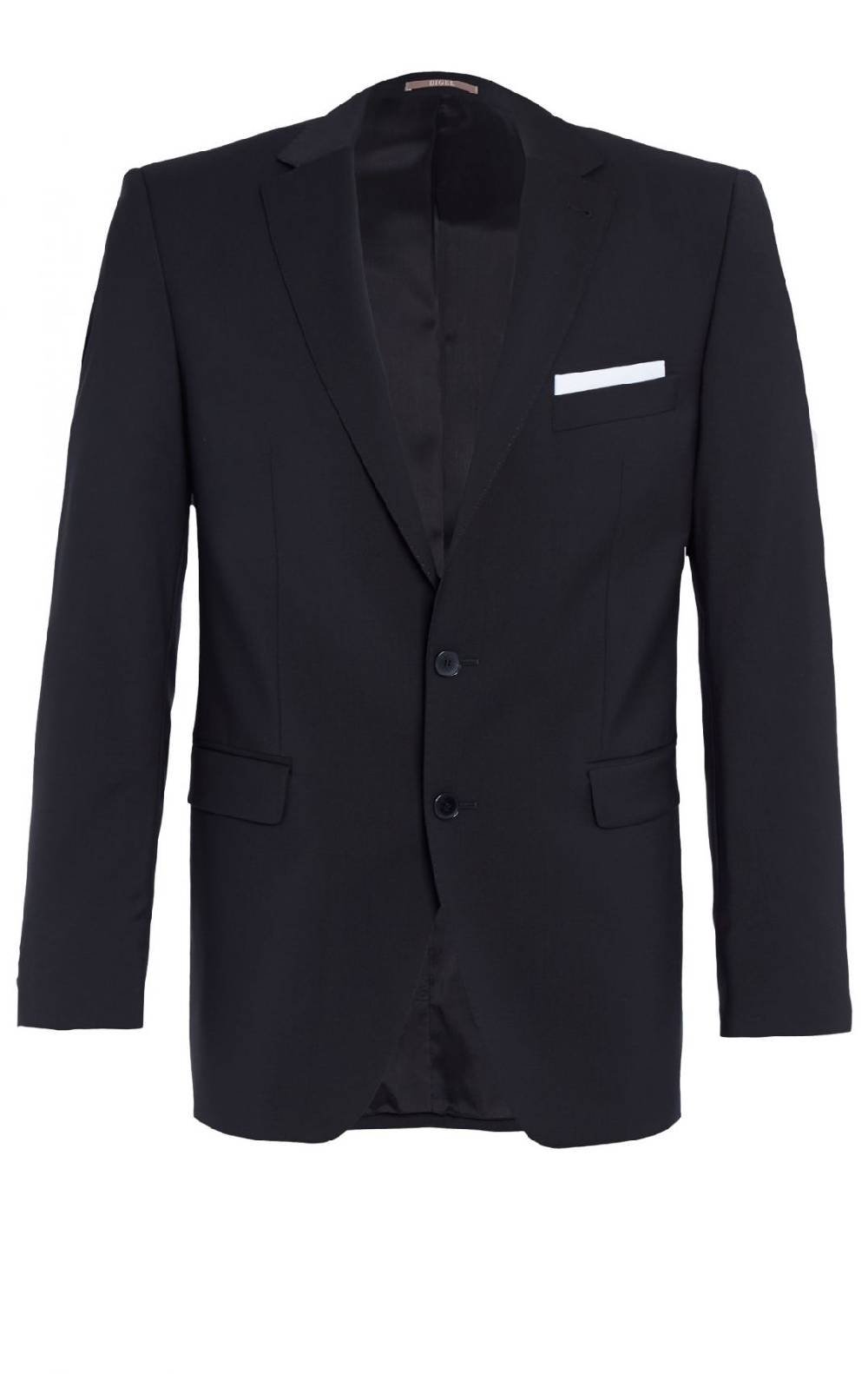 Digel Abito Diegl Drop Quattro Corto Nero In Lana Marzotto 100's