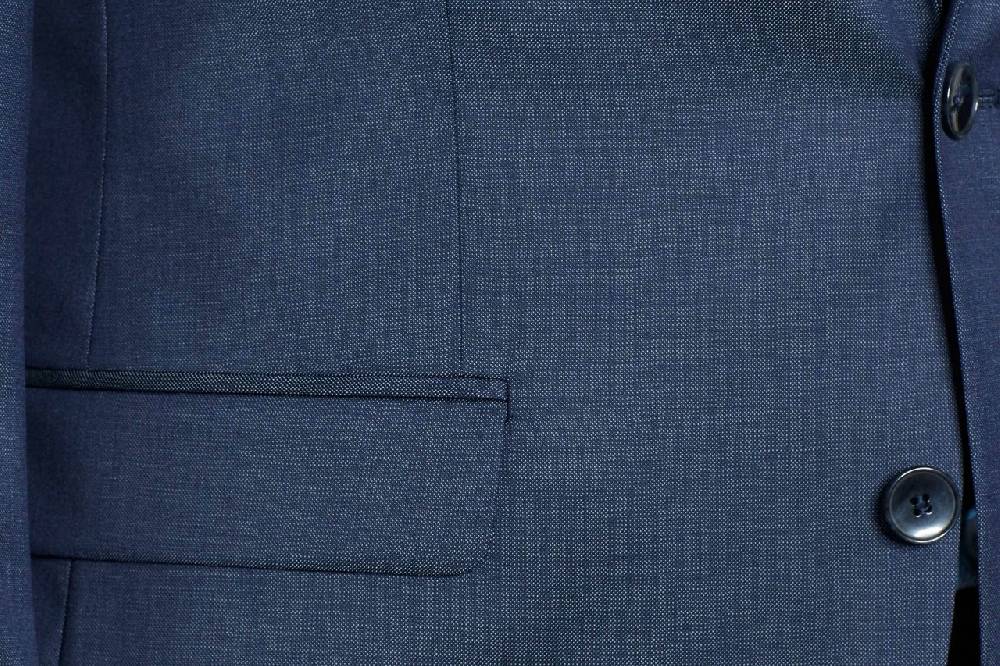 Digel Abito Digel Blu Marine Drop Quattro Corto Pura Lana 120's