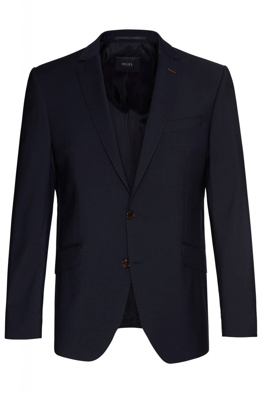 Digel Abito Digel Blu Scuro Vestibilità Slim Fit Lana Elasticizzata