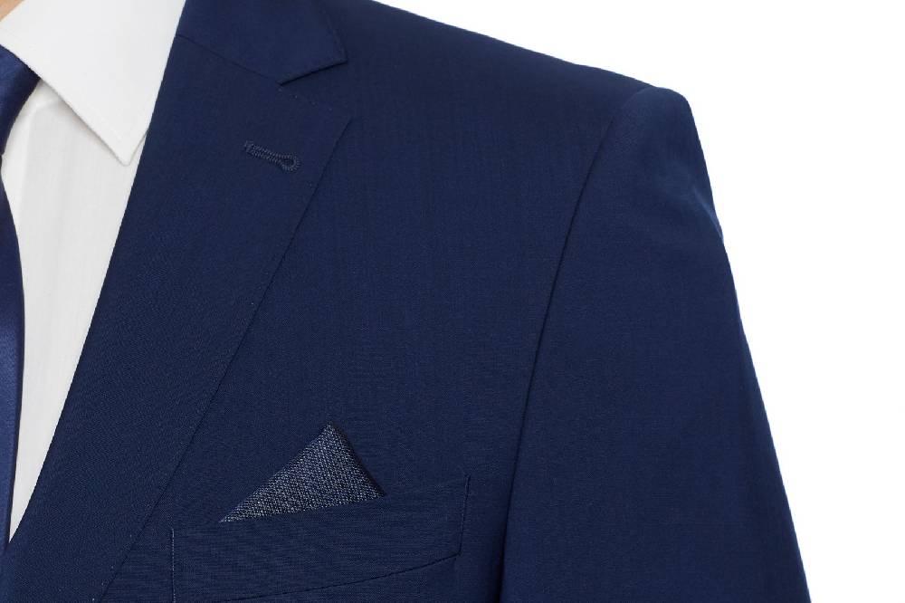 Digel Abito Digel Blu Tropicale Drop Sei Modern Fit In Pura Lana Marzotto