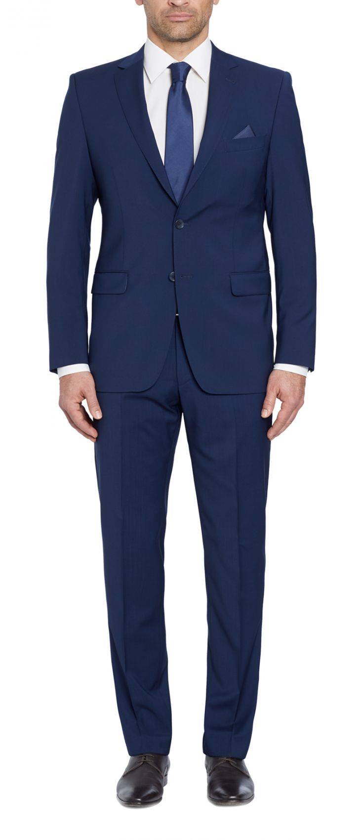 Digel Abito digel blu tropicale drop sei modern fit in pura lana marzotto