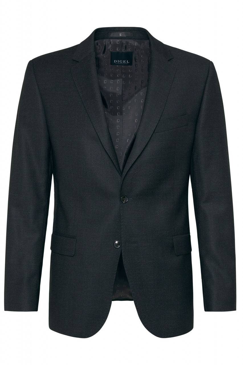 Digel Abito digel drop quattro corto grigio scuro lana merlane