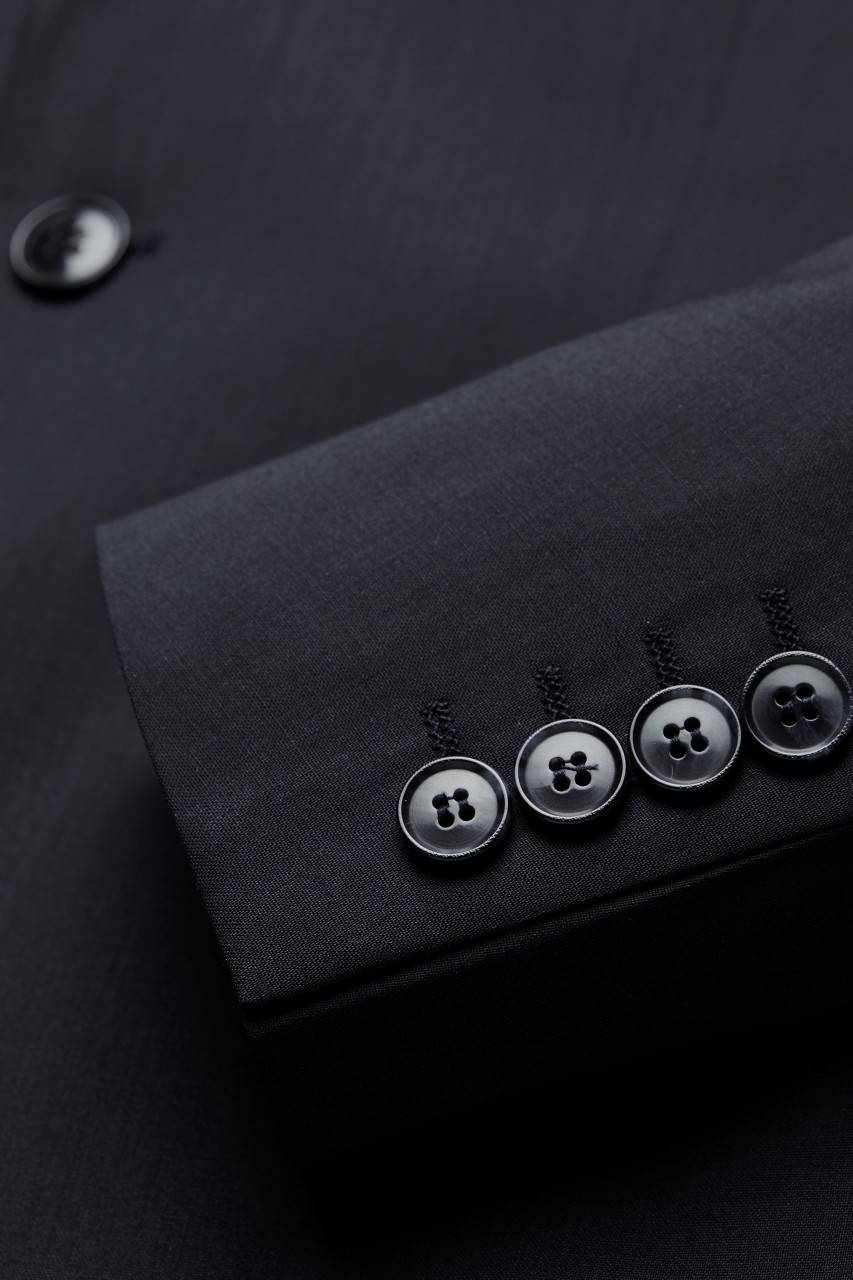 Digel Abito Digel Drop Quattro Corto Slim Fit Blu Scuro Lana Marzotto Super 100's