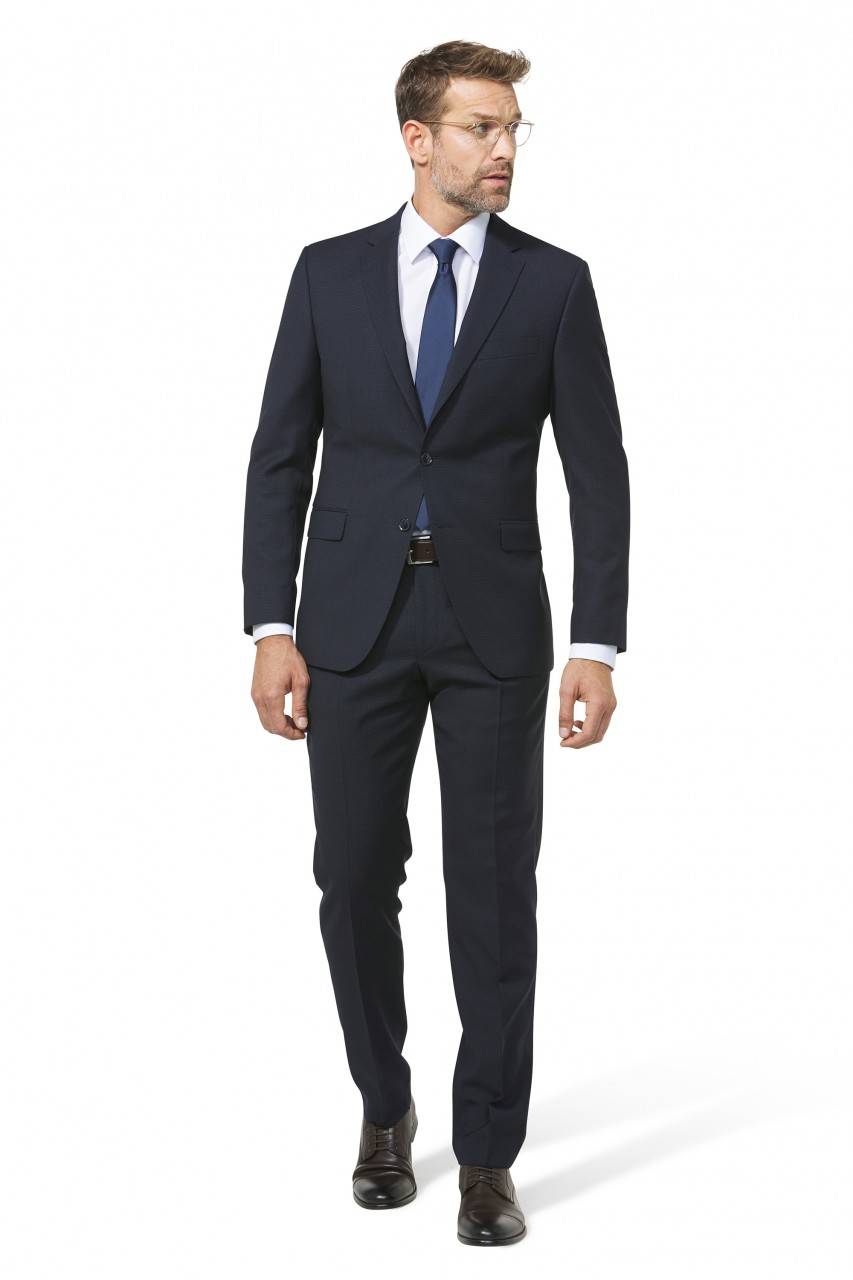 Digel Abito digel drop sei modern fit blu lana merlane