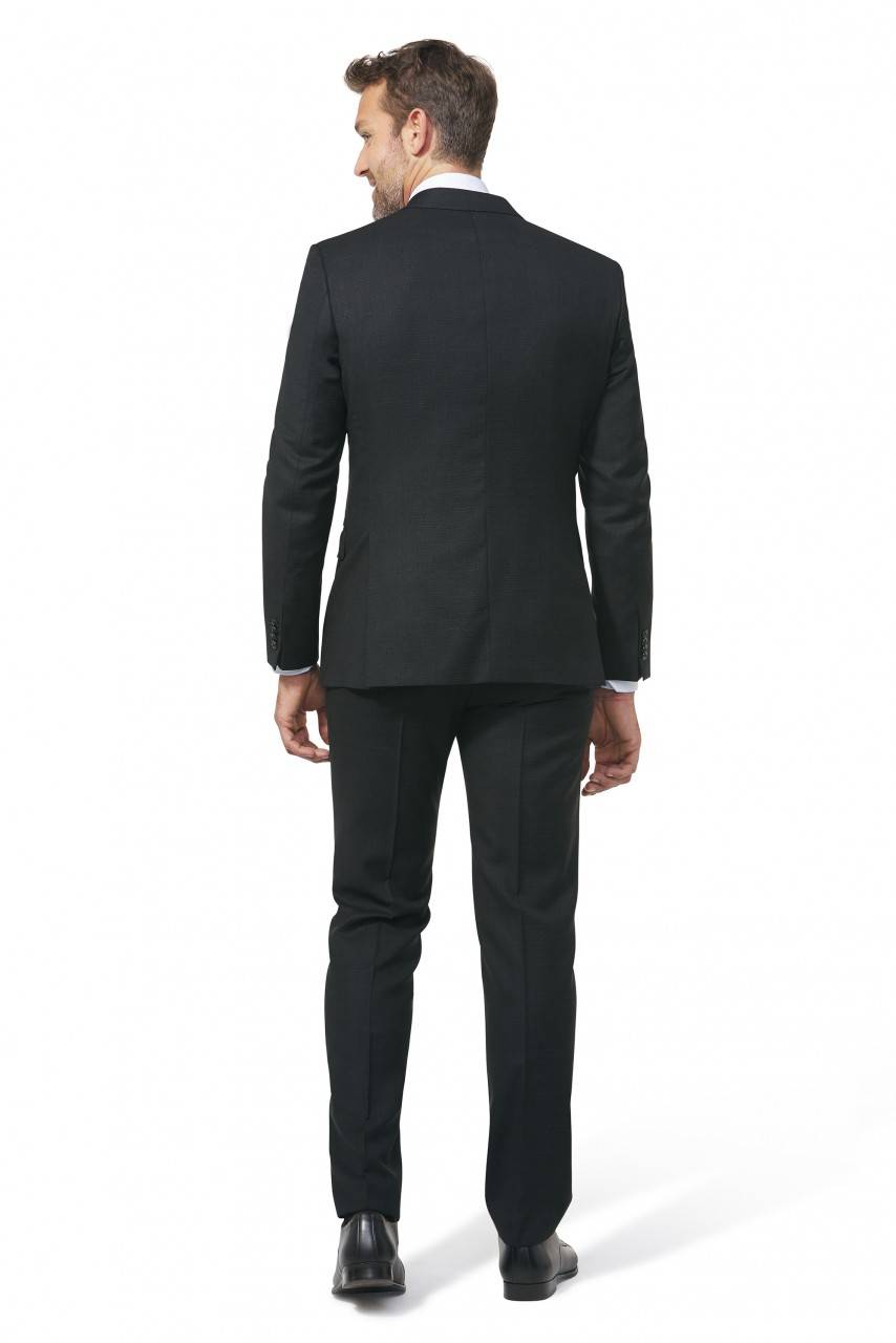 Digel Abito Digel Drop Sei Modern Fit Grigio Scuro Lana Merlane