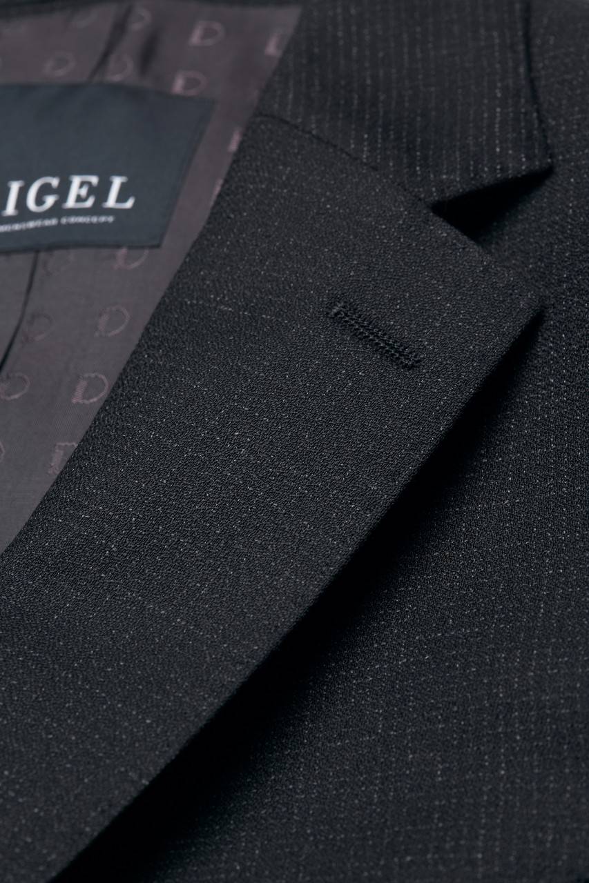 Digel Abito Digel Drop Sei Modern Fit Grigio Scuro Lana Merlane