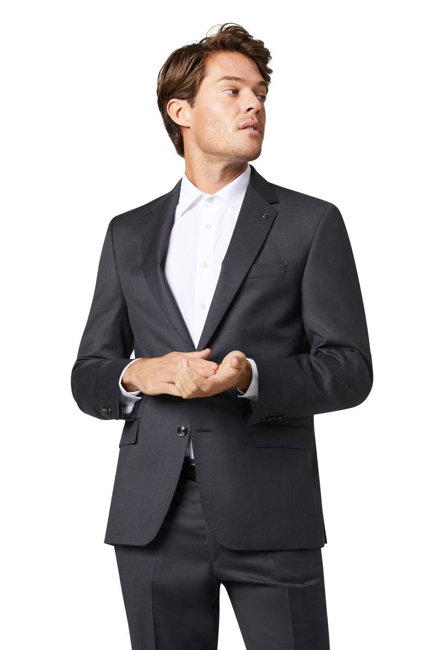 Digel Abito digel grigio scuro drop sei modern fit lana reda super 110's