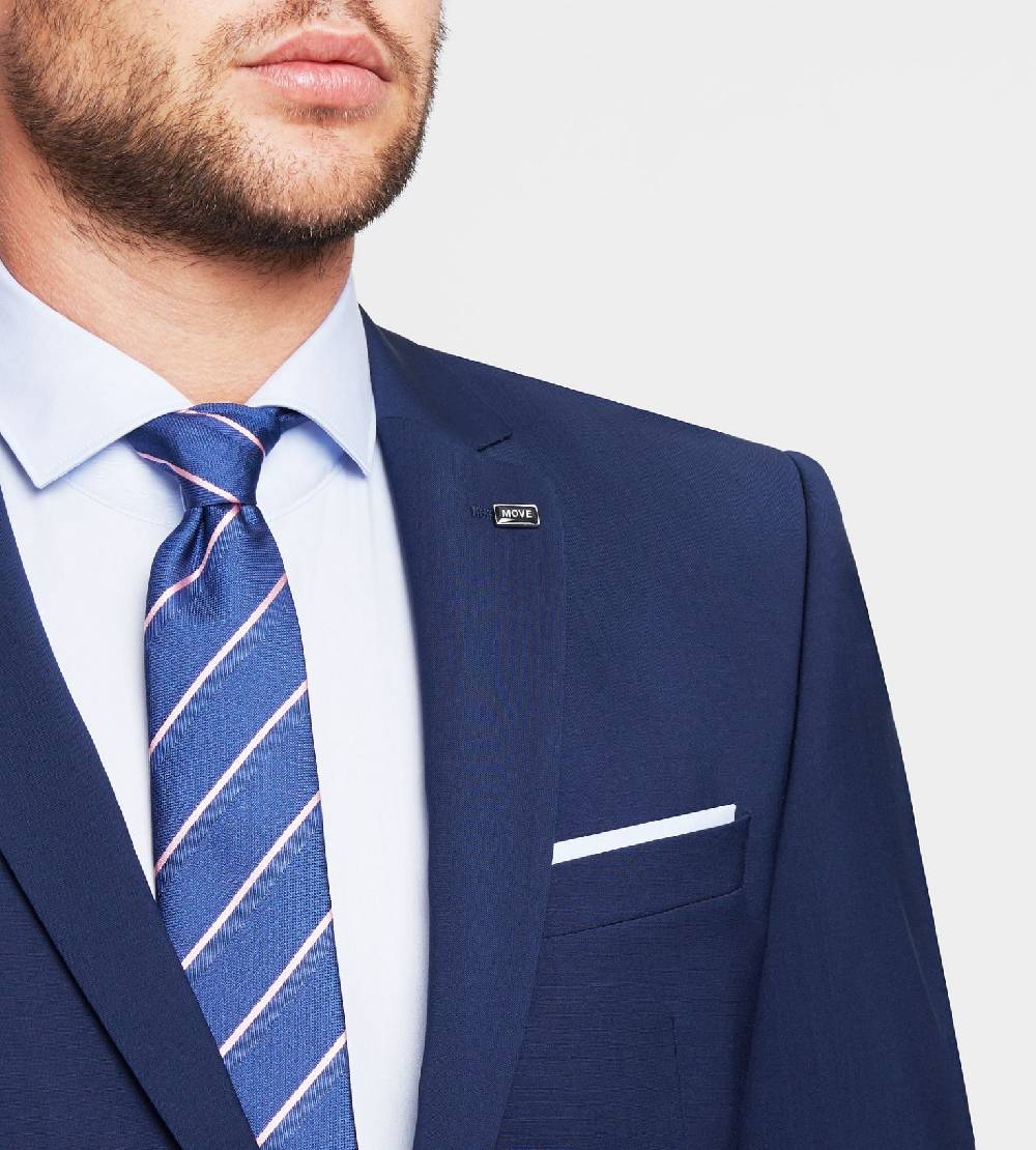 Digel Abito Digel In Fresco Lana Marzotto Super 100's Bluette Slim Fit