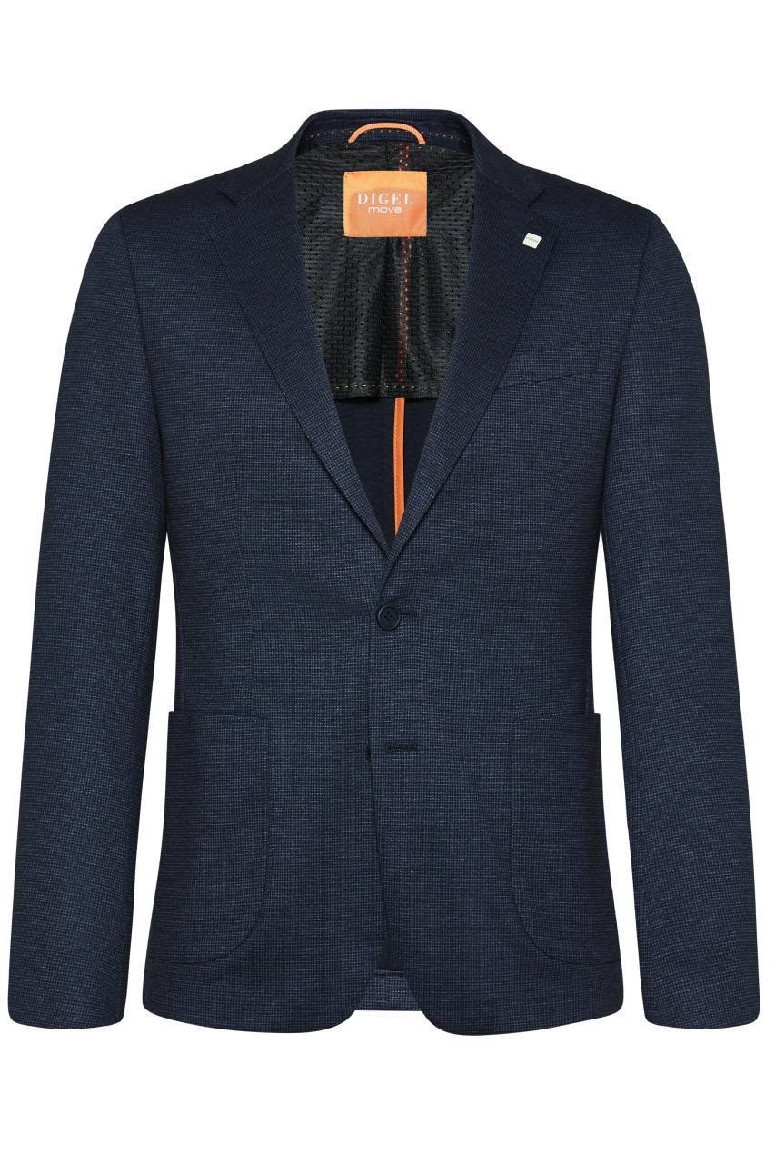 Digel Abito Digel In Jersey Extra Slim Fit Blu A Quadretti