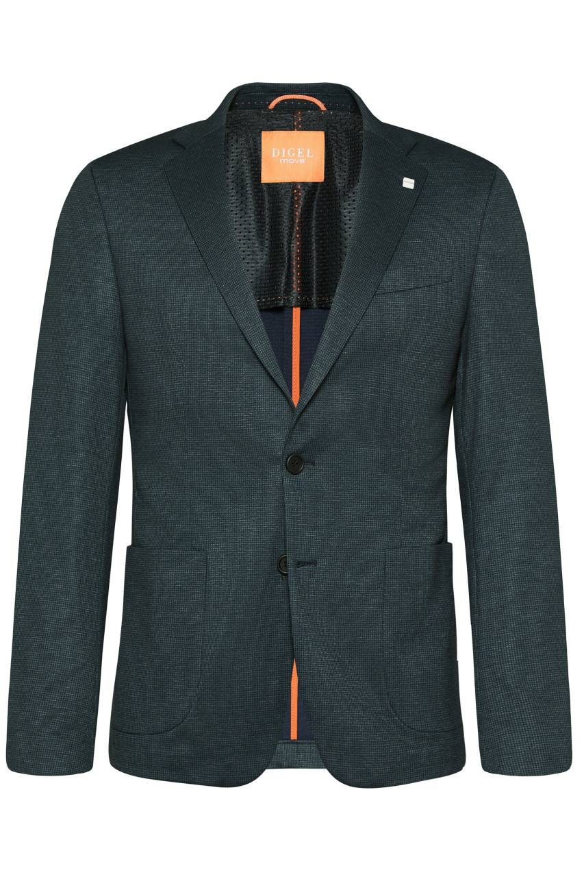 Digel Abito Digel In Jersey Extra Slim Fit Verde A Quadretti