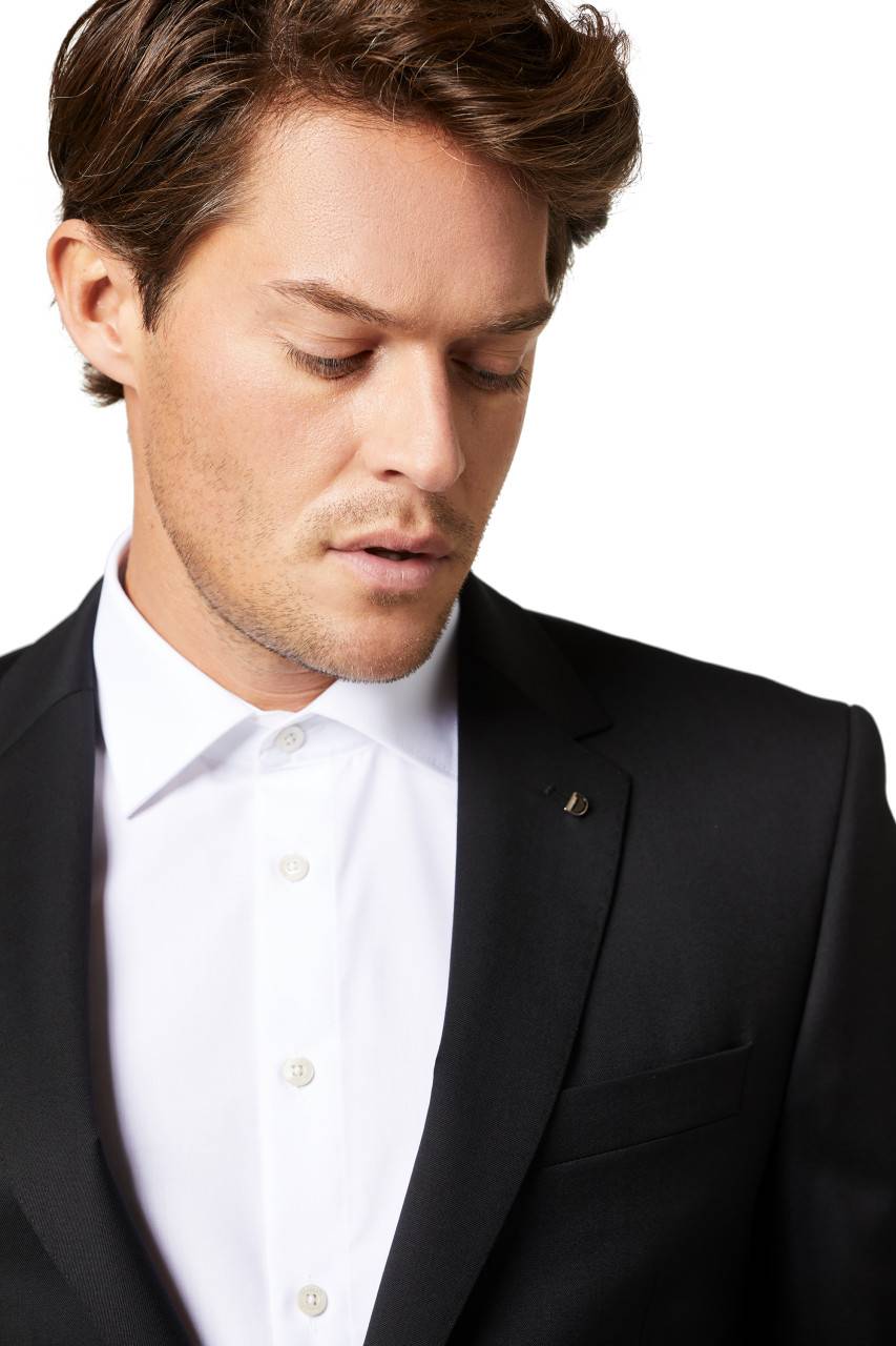 Digel Abito Digel Nero Drop Sei Modern Fit Lana Reda Super 110's