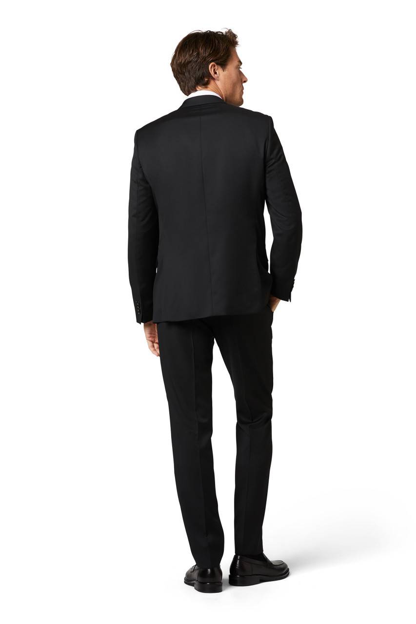 Digel Abito Digel Nero Drop Sei Modern Fit Lana Reda Super 110's