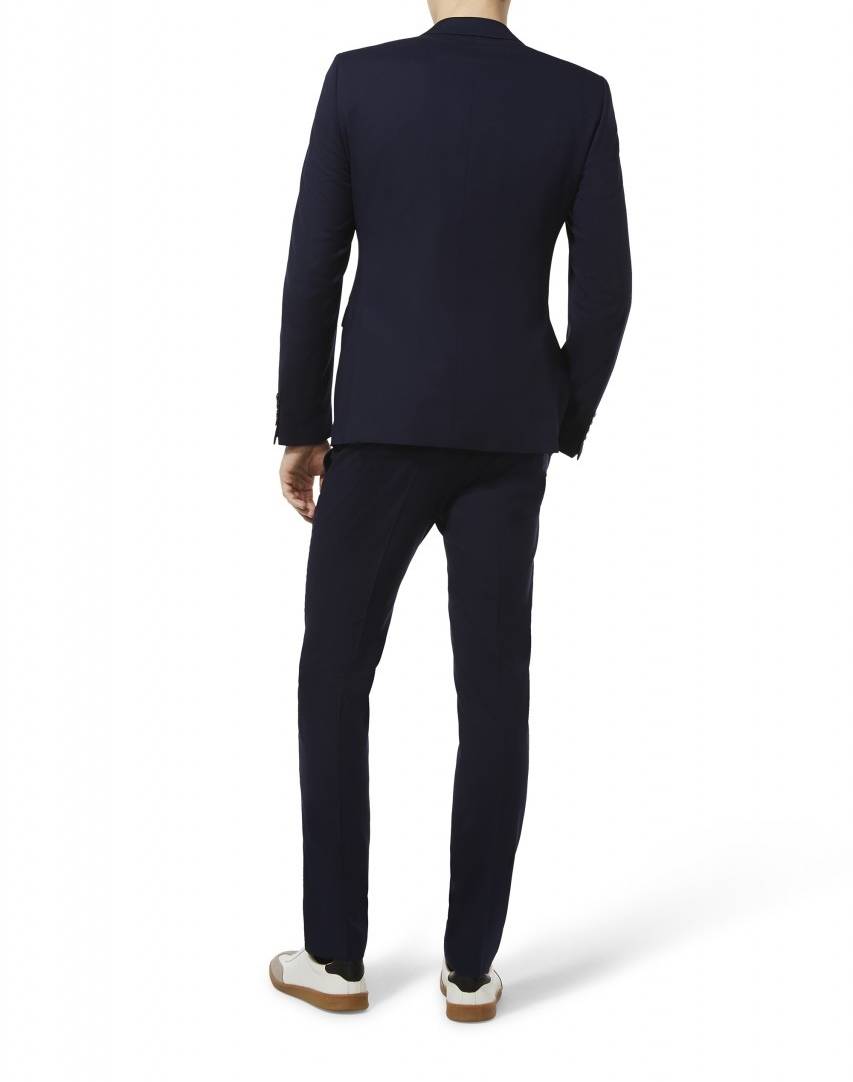 Digel Abito Digel Slim Fit Misto Poliestere Stretch In Colore Blu E Nero