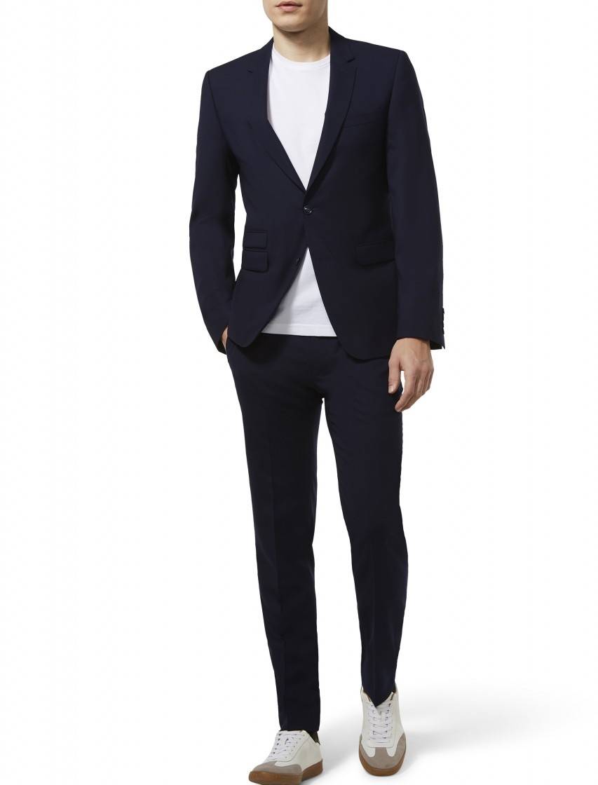 Digel Abito digel slim fit misto poliestere stretch in colore blu e nero