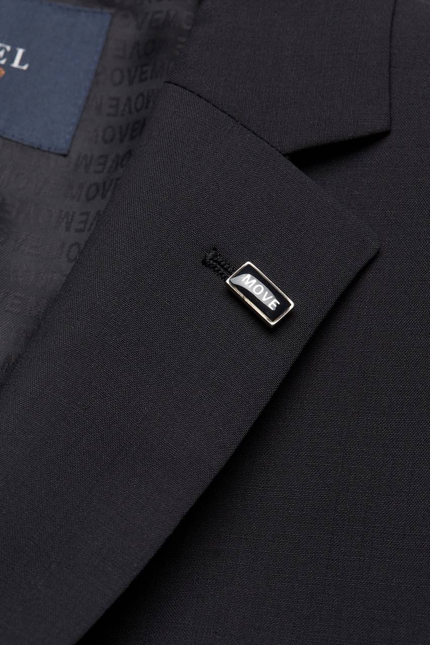 Digel Abito Digel Slim Fit Nero Lana Marzotto Super 100's