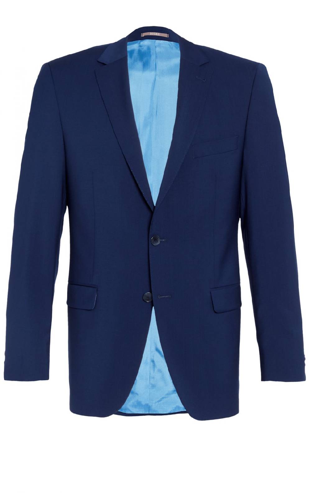 Digel Abito Drop Quattro Corto Digel Blu Tropicale In Lana Marzotto 100's