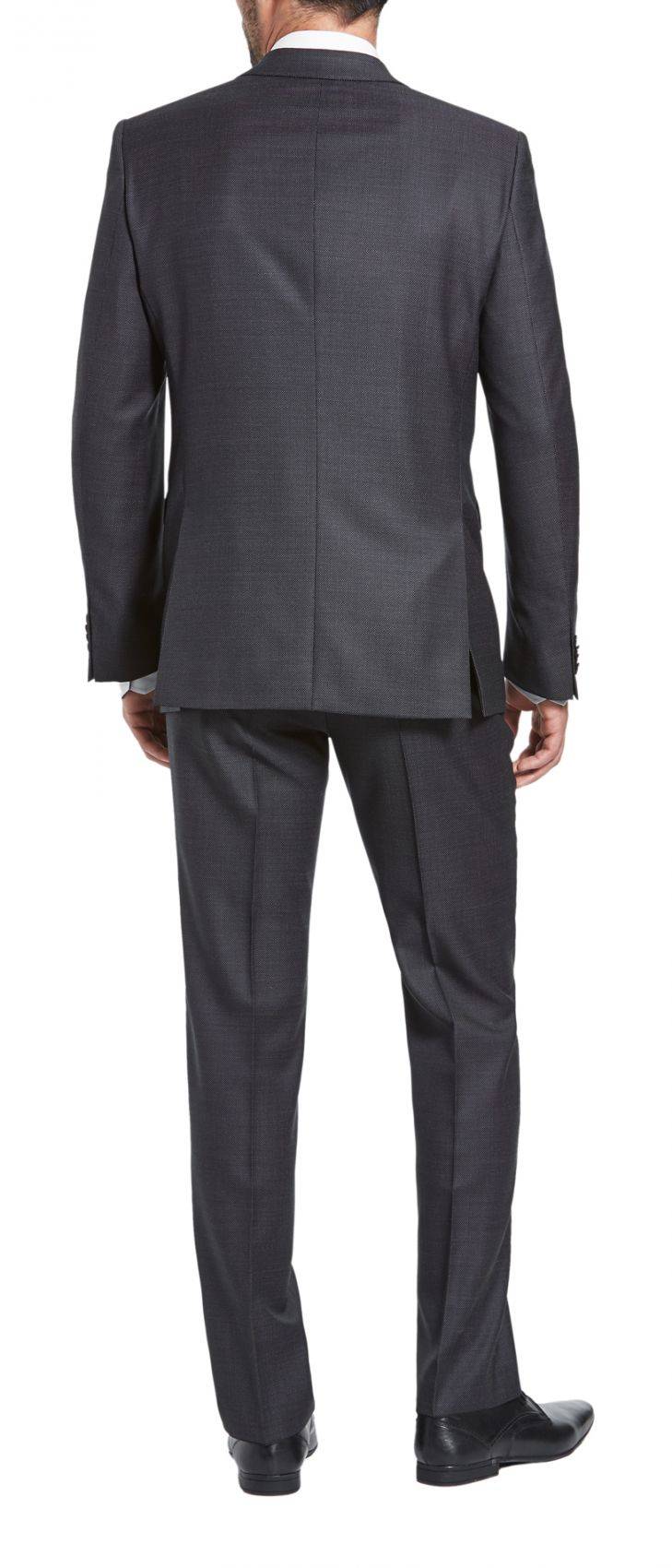 Digel Abito Drop Quattro Corto Digel Nero In Pura Lana Reda 110's