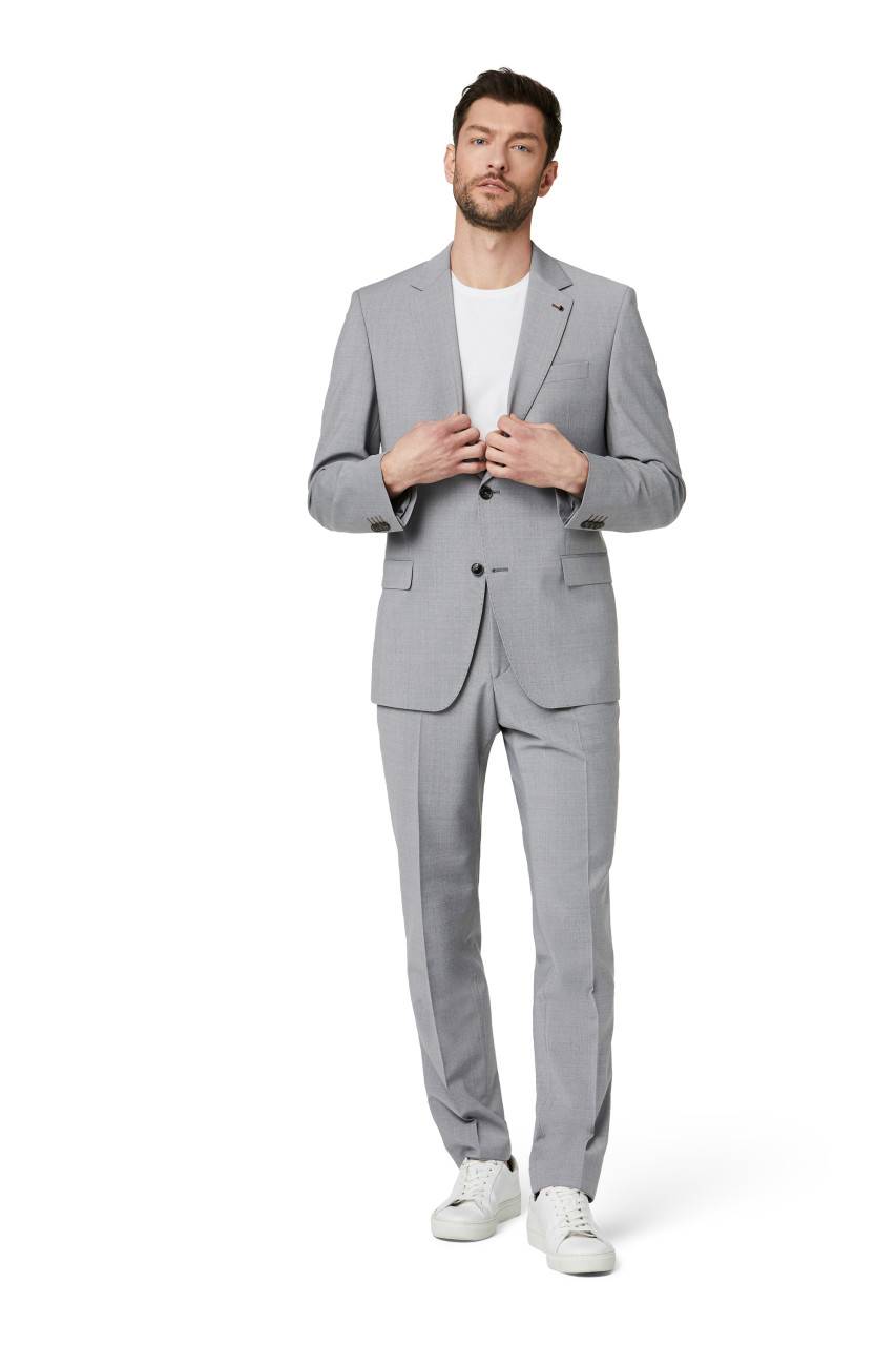 Digel Abito Drop Quattro Digel Grigio Chiaro In Lana Stretch Easywool