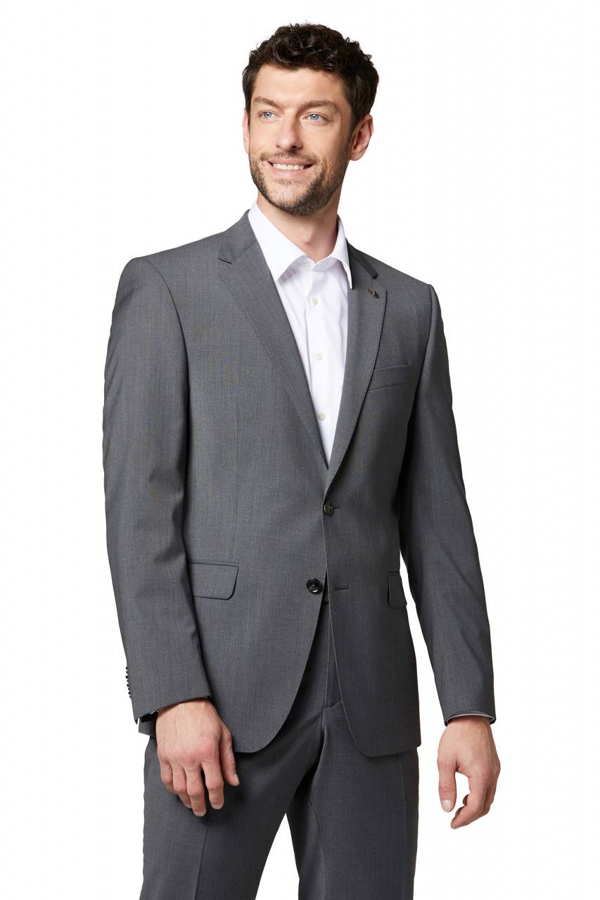 Digel Abito Drop Quattro Digel Grigio Medio In Lana Stretch Easywool