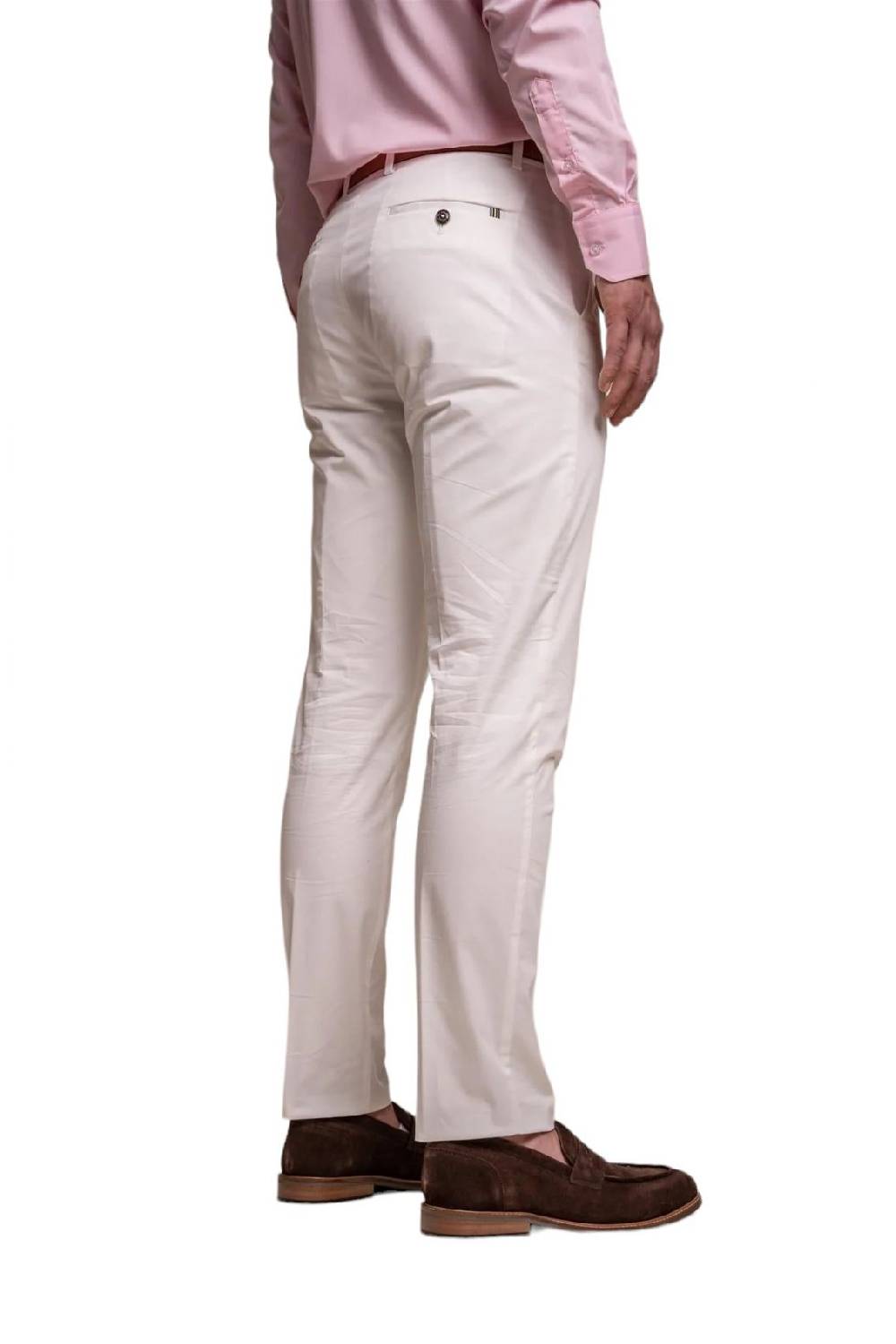 House Of Cavani Abito Ecru Cavani In Cotone Stretch Sfoderato