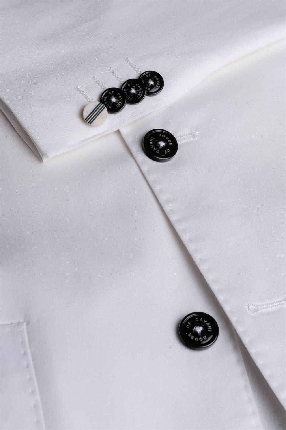 House Of Cavani Abito Ecru Cavani In Cotone Stretch Sfoderato