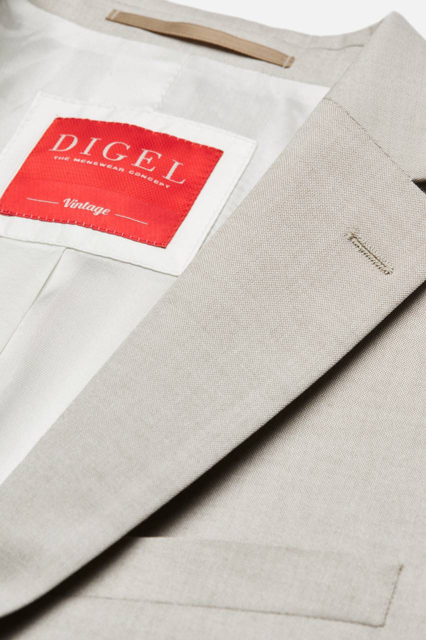 Digel Abito Elegante Beige Digel Slim Fit Con Gilet E Papillon