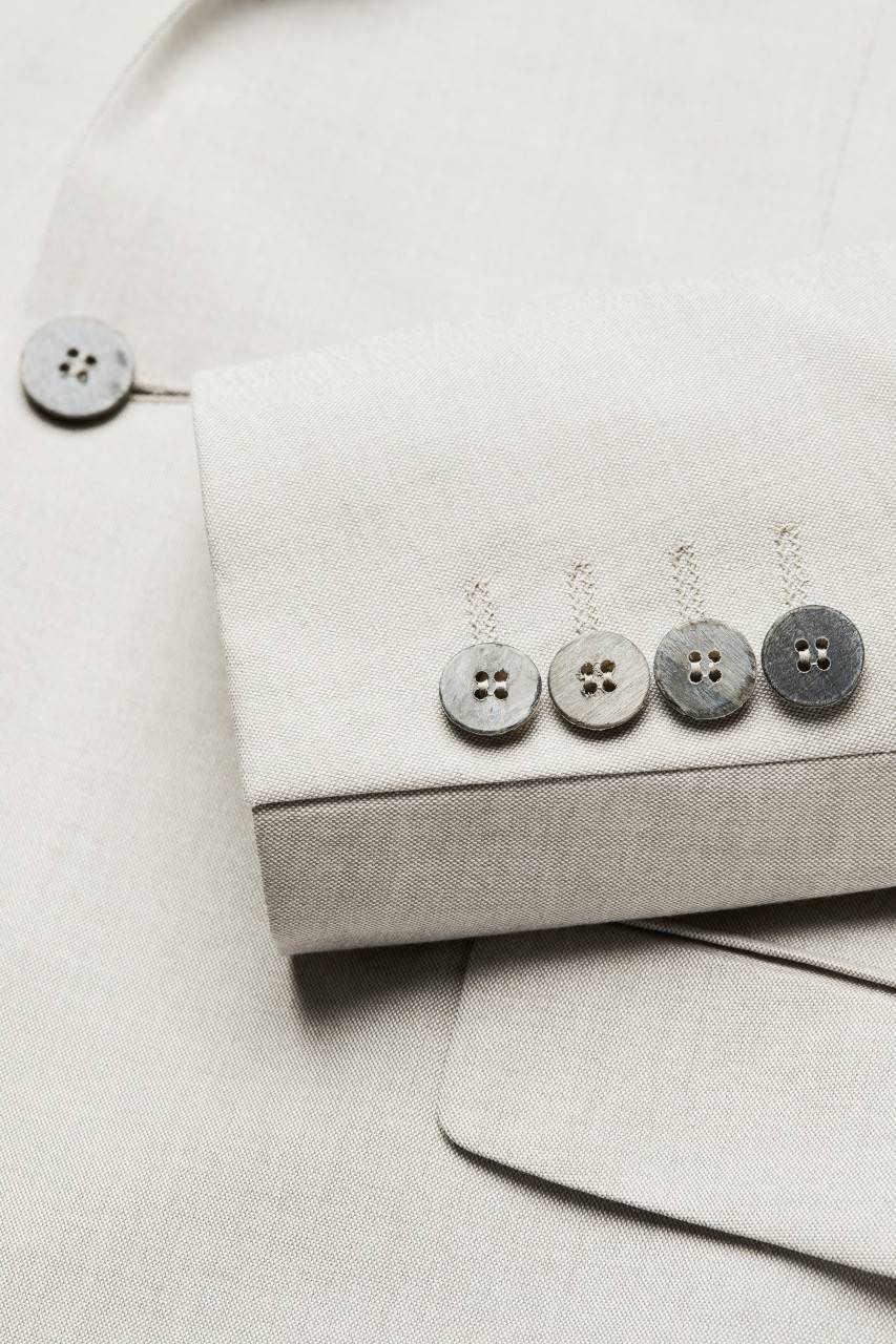 Digel Abito Elegante Beige Digel Slim Fit Con Gilet E Papillon