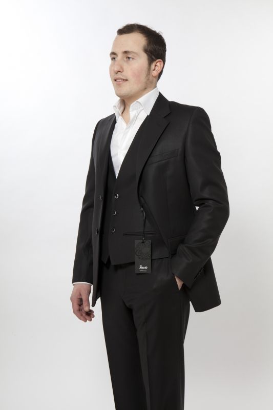 Facis Cerimonia Abito Elegante Cerimonia Facis Blu E Nero