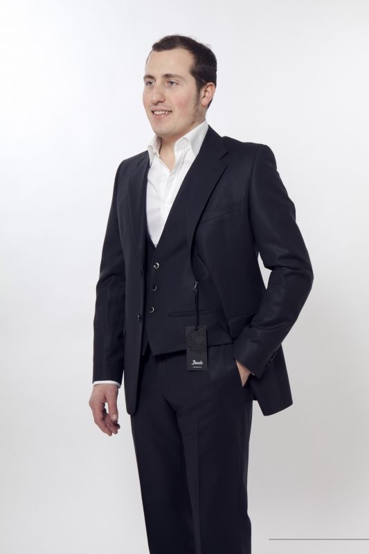 Facis Cerimonia Abito Elegante Cerimonia Facis Blu E Nero