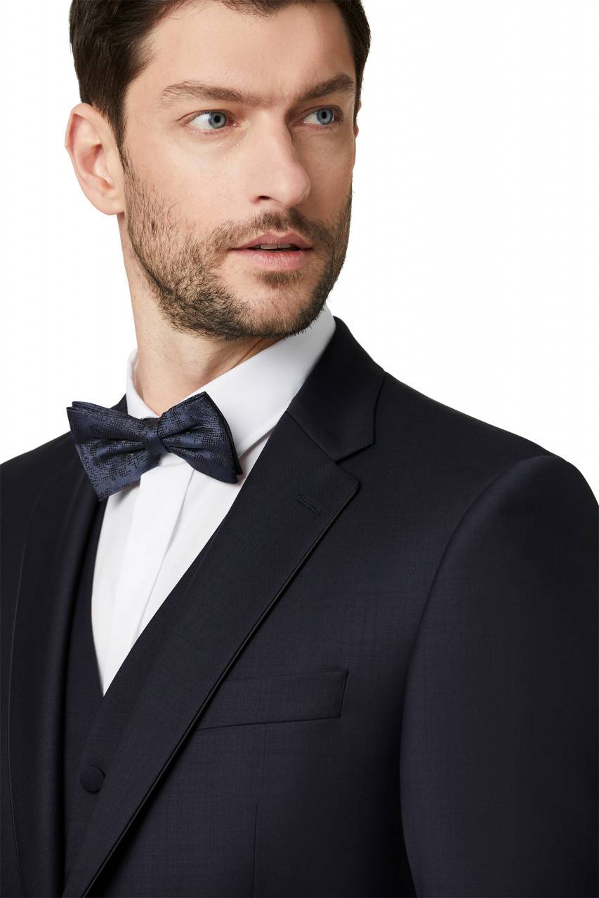 Digel Abito Elegante Digel Blu Scuro Con Panciotto Drop Quattro Corto