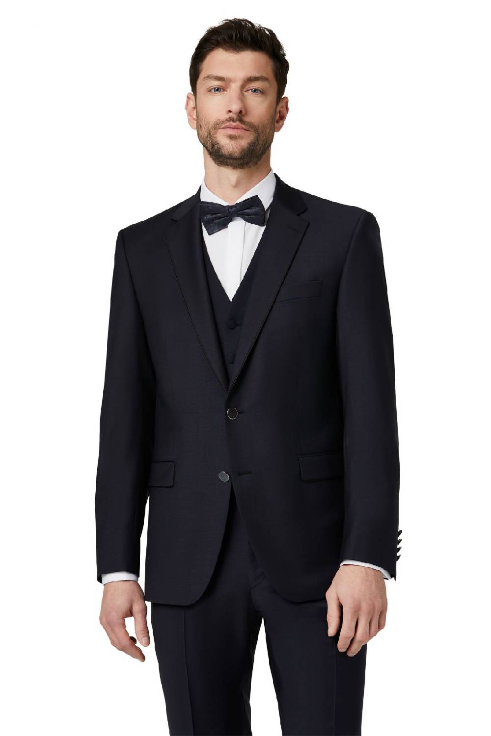 Digel Abito Elegante Digel Blu Scuro Con Panciotto Drop Quattro Corto