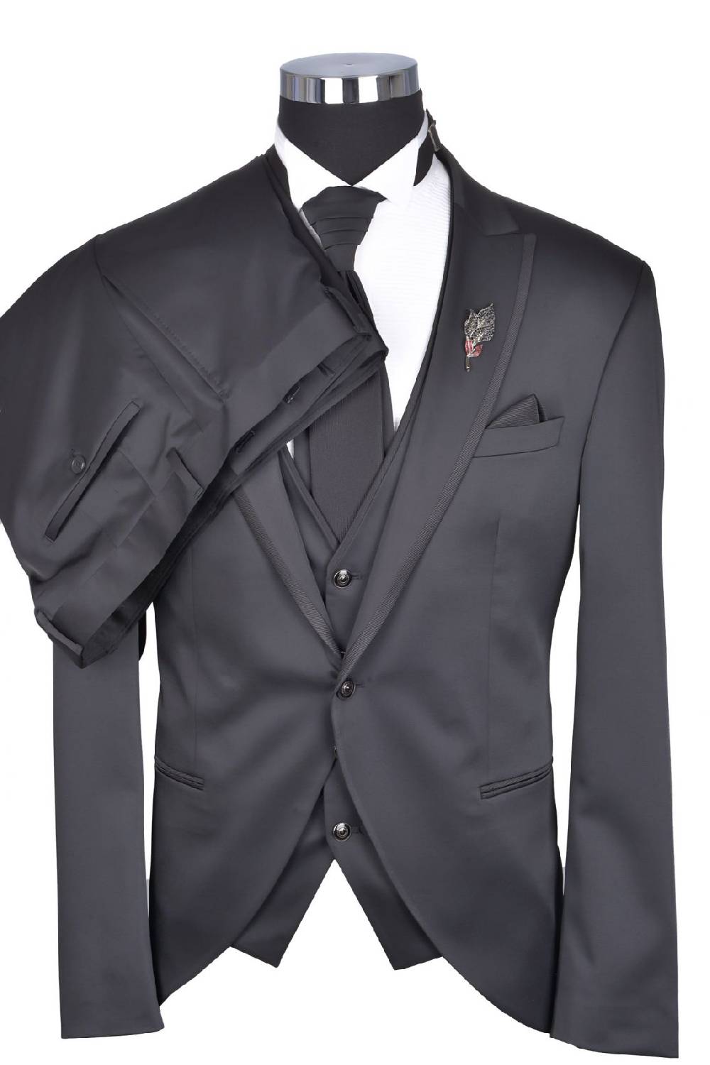 Baggi Abito Elegante Slim Fit Baggi Con Petto A Lancia