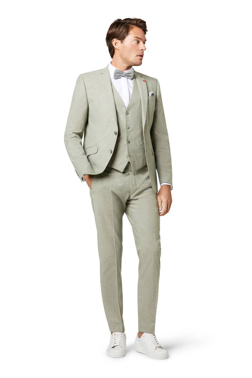 Digel Abito Elegante Verde Chiaro Digel Slim Fit Con Gilet