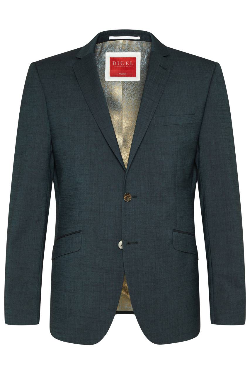 Digel Abito Elegante Verde Scuro Digel Slim Fit Con Gilet