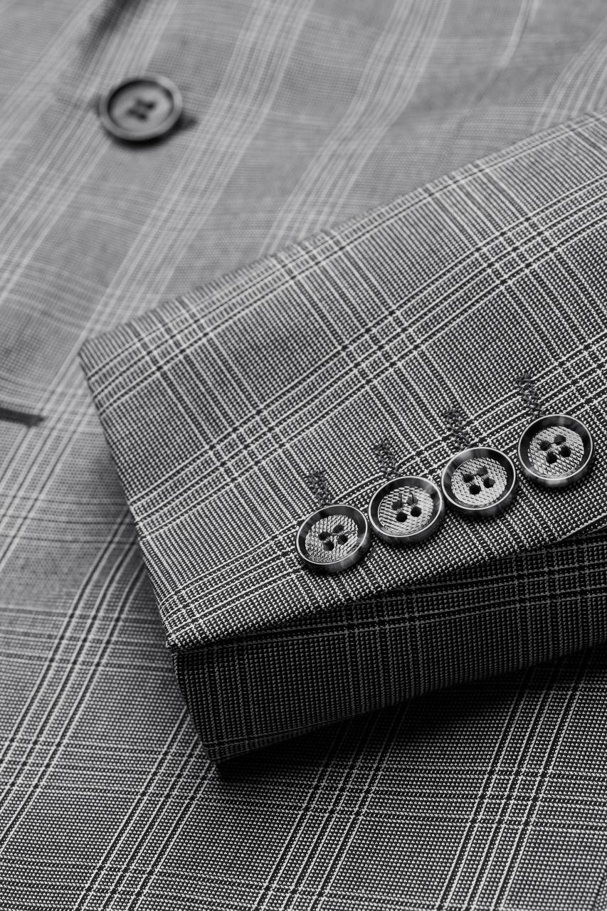 Digel Move Abito Extra Slim Fit Digel Move Grigio A Quadri