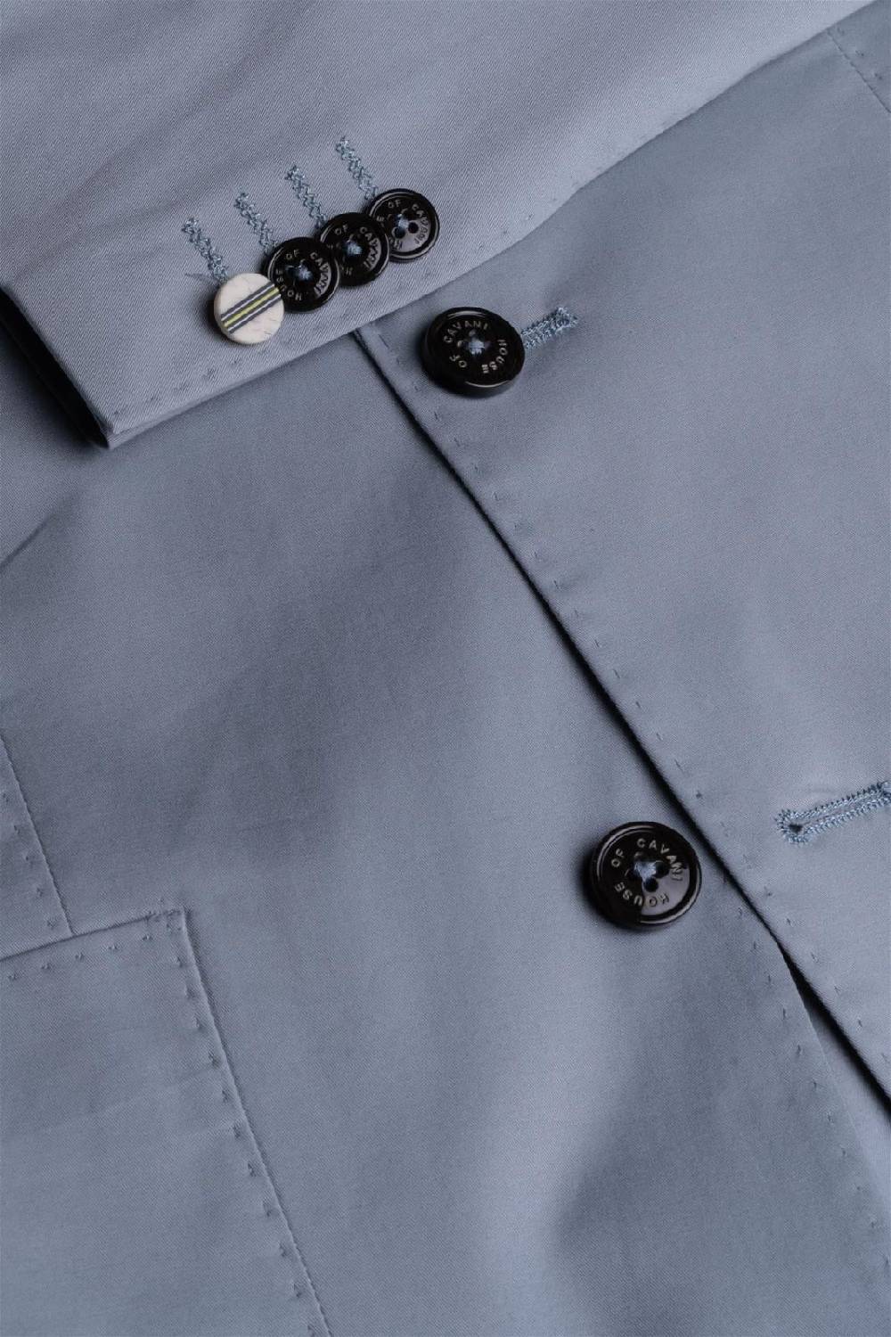 House Of Cavani Abito Grigio Chiaro Cavani In Cotone Stretch Sfoderato