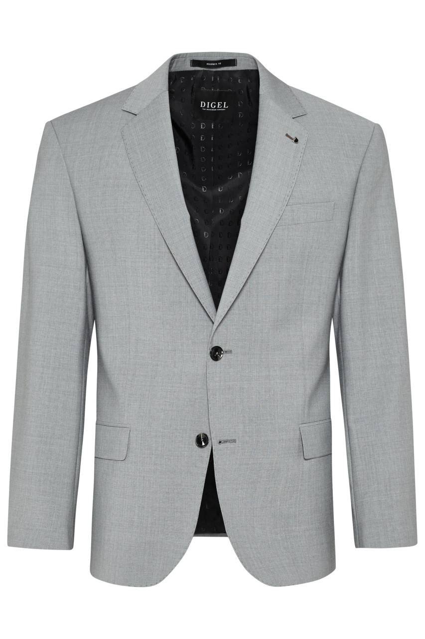 Digel Abito Grigio Chiaro Digel In Lana Stretch Easywool Modern Fit