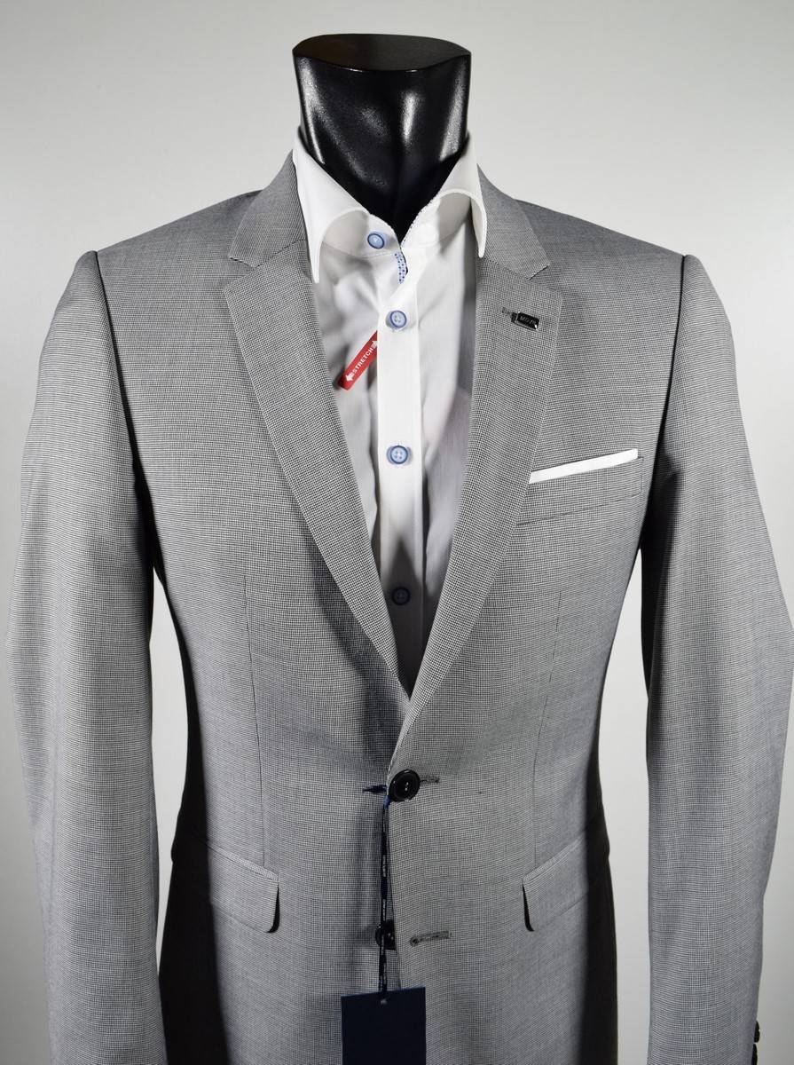 Digel Move Abito Grigio Chiaro Digel Move Extra Slim Fit Stretch