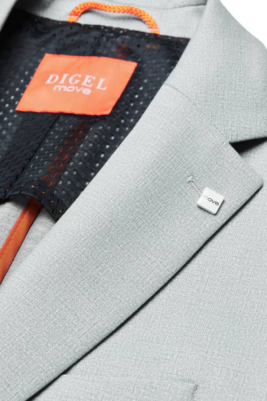 Digel Move Abito Grigio Chiaro Digel Slim Fit Stretch