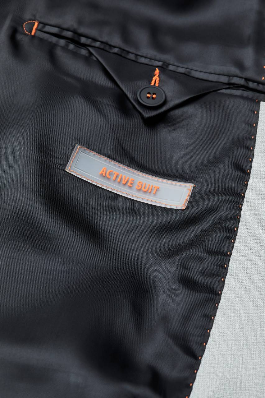 Digel Move Abito Grigio Chiaro Digel Slim Fit Stretch