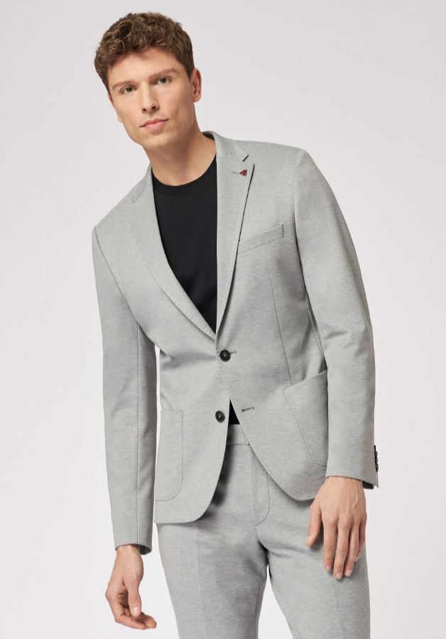 Roy Robson Abito grigio chiaro roy robson in jersey stretch