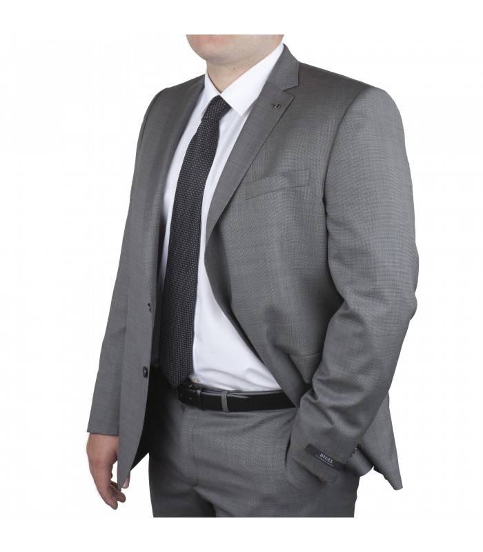 Digel Abito Grigio Digel Taglie Forti Drop Quattro Corto La Reda 110's