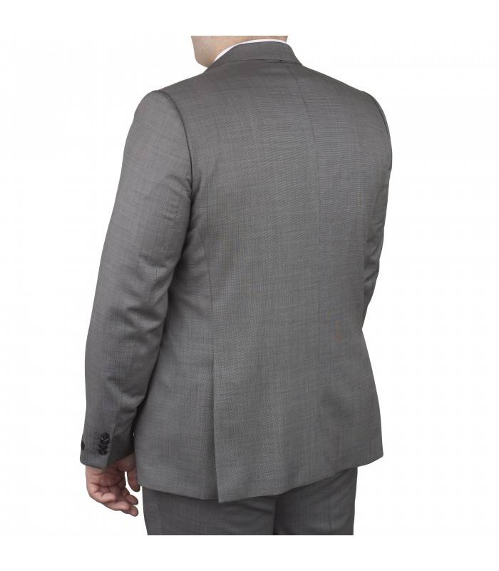 Digel Abito Grigio Digel Taglie Forti Drop Quattro Corto La Reda 110's