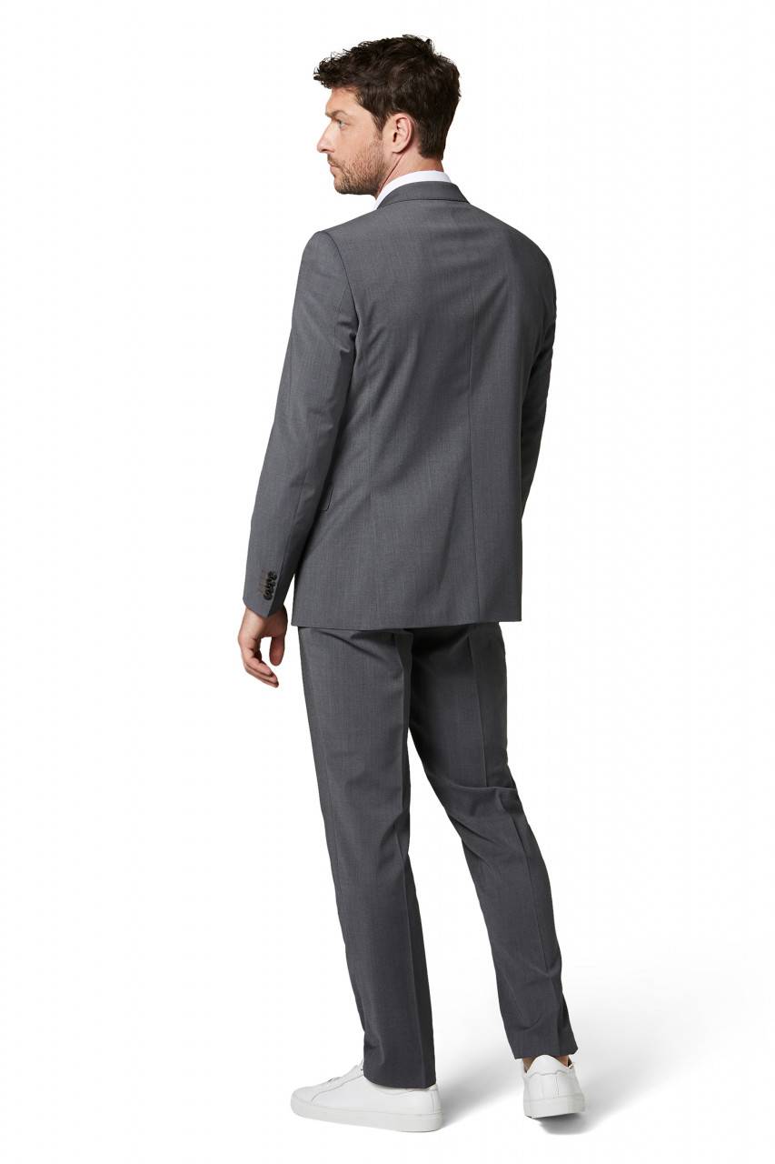 Digel Abito Grigio Medio Digel In Lana Stretch Easywool Modern Fit