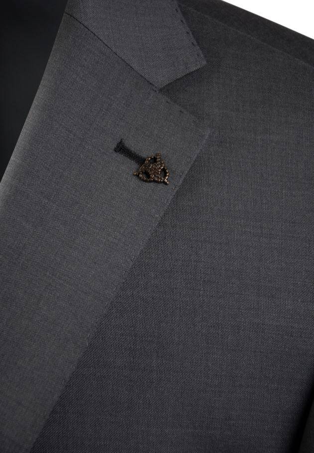 Roy Robson Abito Grigio Medio Roy Robson Lana Stretch Drop Sei Regular Fit