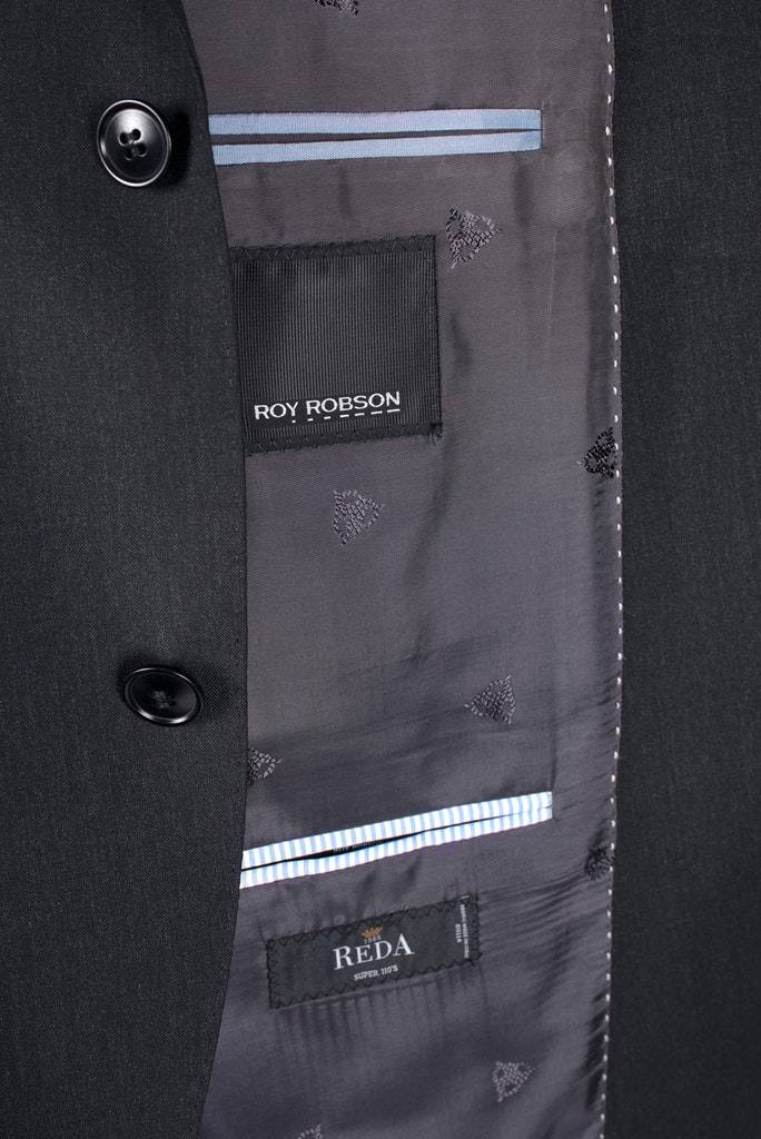 Roy Robson Abito Grigio Scuro Con Gilet Roy Robson Drop Sei Regular Fit