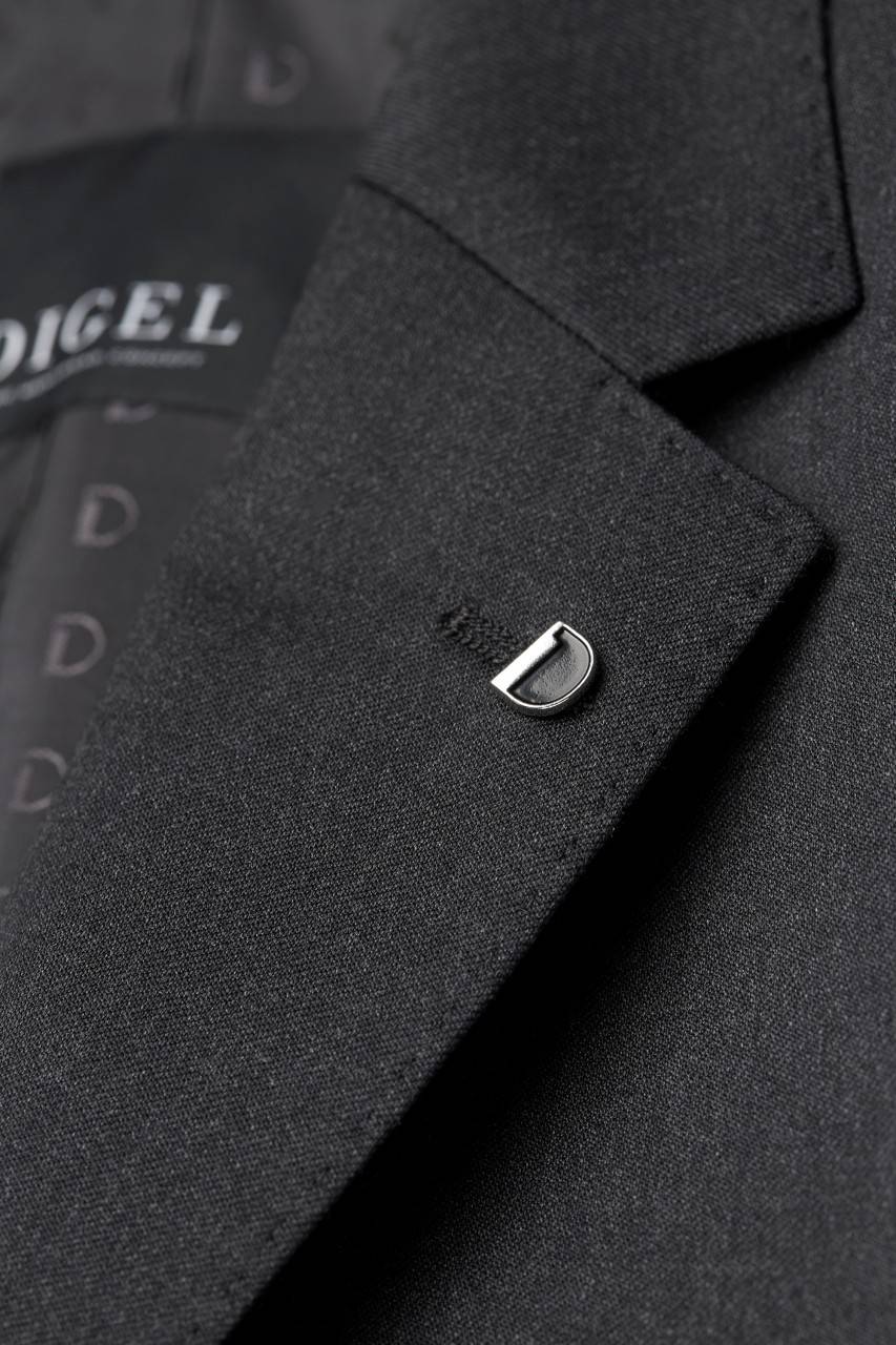 Digel Abito Grigio Scuro Digel Drop Quattro Corto In Lana Reda Super 110's