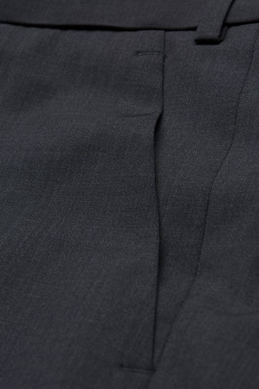 Digel Abito Grigio Scuro Digel Drop Quattro Corto In Pura Lana Vergine Marzotto Super 100