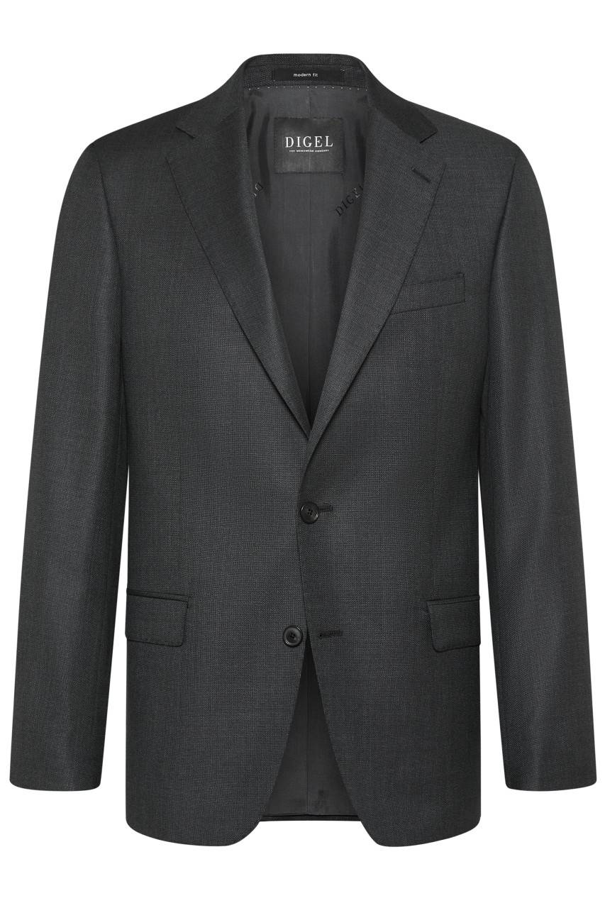 Digel Abito Grigio Scuro Digel Drop Sei Modern Fit In Lana Vitale Barberis Canonico